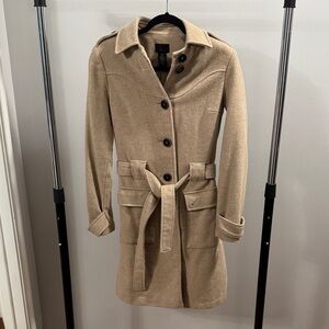 Via Spiga Tan Trench Coat with Belt